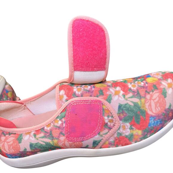 Algeria Spright Chillax Pink Shoe Size 39/8.5 Hook & Loop Closure Floral Pattern - Picture 7 of 9